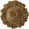 Ekena Millwork Plymouth Ceiling Medallion (Fits Canopies up to 1 5/8"), Hand-Painted Pale Gold, 16 3/4"OD x 1 3/8"P CM16PLPAS - alternate 1
